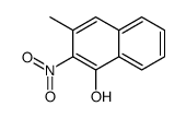 3-methyl-2-nitronaphthalen-1-ol结构式