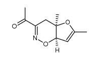 1-(4a,6-dimethyl-(4ar,7ac)-4a,7a-dihydro-4H-furo[2,3-e][1,2]oxazin-3-yl)-ethanone Structure