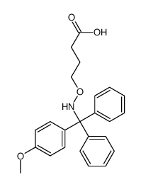 4-[[(4-methoxyphenyl)-diphenylmethyl]amino]oxybutanoic acid Structure