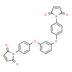 1,3-BIS(4-MALEIMIDOPHENOXY)BENZENE(134BAPB/BMI) Structure