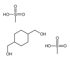 [4-(hydroxymethyl)cyclohexyl]methanol,methanesulfonic acid Structure