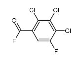 2,3,4-Trichloro-5-fluoro-benzoyl fluoride Structure