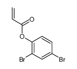 (2,4-dibromophenyl) prop-2-enoate Structure