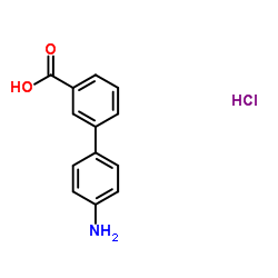 4'-Amino-3-biphenylcarboxylic acid hydrochloride (1:1)结构式