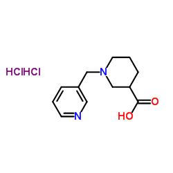 1-(PYRIDIN-3-YLMETHYL)PIPERIDINE-3-CARBOXYLIC ACID结构式