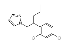 1-[2-(2,4-Dichlorophenyl)pentyl]-1H-1,2,4-triazole结构式