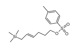 6-trimethylsilyl-4-hexenyl p-toluenesulfonate结构式