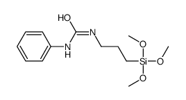 1-phenyl-3-(3-trimethoxysilylpropyl)urea结构式