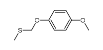 1-methoxy-4-[(methylthio)methoxy]benzene Structure