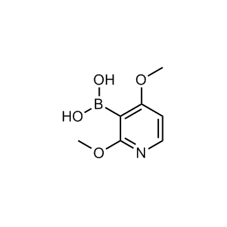 2,4-Dimethoxypyridin-3-ylboronic acid structure
