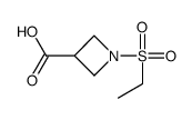 1-(Ethylsulfonyl)azetidine-3-carboxylic acid结构式