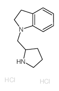 1-(2-Pyrrolidinylmethyl)indoline dihydrochloride结构式