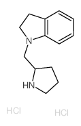 1-(2-Pyrrolidinylmethyl)indoline dihydrochloride Structure