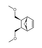 (1R*,2R*,3S*,4S*)-2,3-bis(methoxymethyl)-7-oxabicyclo[2.2.1]hept-5-ene结构式