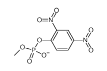 2,4-dinitrophenyl methyl phosphate Structure