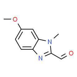 1H-Benzimidazole-2-carboxaldehyde,6-methoxy-1-methyl-(9CI)结构式