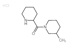 (3-Methyl-1-piperidinyl)(2-piperidinyl)methanone hydrochloride结构式