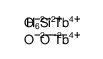 oxygen(2-),silicon(2+),terbium(4+)结构式