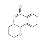 2-(o-nitro)phenyl-tetrahydro-(2H)-1,3-oxazine Structure