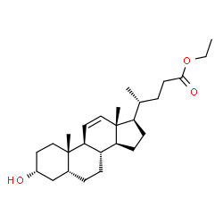 5B-CHOL-11-ENIC ACID-3A-OL ETHYL ESTER结构式