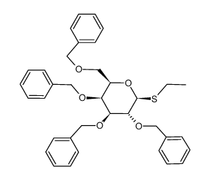 1-S-Ethyl 2,3,4,6-tetra-O-benzyl-b-D-thiogalactopyranoside picture