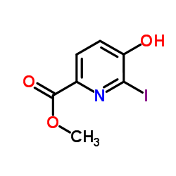5-羟基-6-碘吡啶酸甲酯结构式