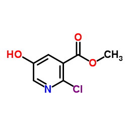 methyl 2-chloro-5-hydroxypyridine-3-carboxylate Structure