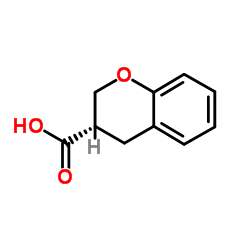 (3S)-3-Chromanecarboxylic acid结构式