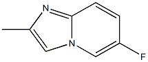 6-Fluoro-2-methyl-imidazo[1,2-a]pyridine结构式