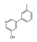 5-(3-methylphenyl)pyridin-3-ol结构式