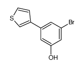 3-bromo-5-thiophen-3-ylphenol Structure
