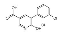 5-(2,3-dichlorophenyl)-6-oxo-1H-pyridine-3-carboxylic acid Structure