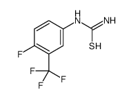 [4-fluoro-3-(trifluoromethyl)phenyl]thiourea Structure
