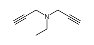 2-Propyn-1-amine,N-ethyl-N-2-propynyl-(9CI)结构式
