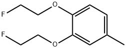 1,2-bis(2-fluoroethoxy)-4-methyl-benzene Structure