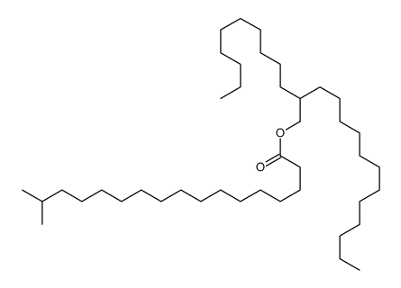 Isooctadecanoic acid, 2-decyltetradecyl ester structure