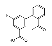 3-(2-acetylphenyl)-5-fluorobenzoic acid Structure