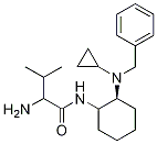 (S)-2-AMino-N-[2-(benzyl-cyclopropyl-aMino)-cyclohexyl]-3-Methyl-butyraMide结构式