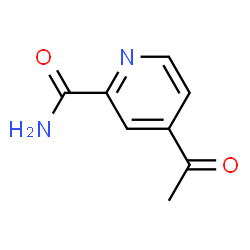 2-Pyridinecarboxamide, 4-acetyl- (9CI)结构式