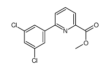 METHYL 6-(3,5-DICHLOROPHENYL)PICOLINATE structure