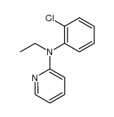 2-(o-chloro-N-ethylanilino)pyridine结构式