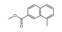 methyl 8-methyl-2-naphthoate结构式