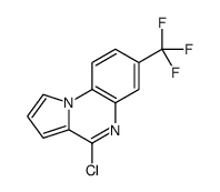 4-chloro-7-(trifluoromethyl)pyrrolo[1,2-a]quinoxaline structure