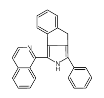 1-isoquinolin-1-yl-3-phenyl-2,4-dihydroindeno[1,2-c]pyrrole Structure
