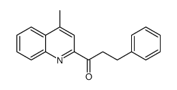 1-(4-methylquinolin-2-yl)-3-phenylpropan-1-one Structure