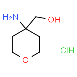 (4-aminooxan-4-yl)methanol hydrochloride structure