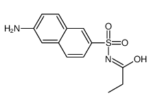 N-(6-aminonaphthalen-2-yl)sulfonylpropanamide结构式