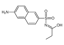 N-(6-aminonaphthalen-2-yl)sulfonylpropanamide Structure