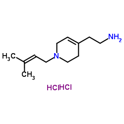 2-[1-(3-Methyl-2-buten-1-yl)-1,2,3,6-tetrahydro-4-pyridinyl]ethanamine dihydrochloride Structure