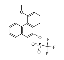 5-methoxyphenanthren-9-yl trifluoromethanesulfonate结构式